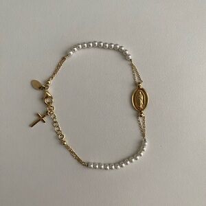 Gold plated bracelet